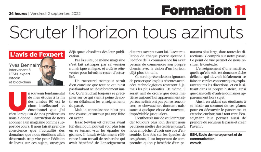 ESM - 24H - Avis Expert - Yves Bennaim